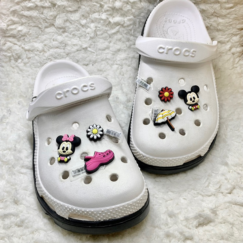 jbset-mk-ตัวติดรองเท้ามีรู-ดอกไม้-มินนี่-มิกกี้เมาส์-6ชิ้น-shoe-charm-mickey-minnie-flower-งานดี-มีมิติ-สวยคมชัดสีสด