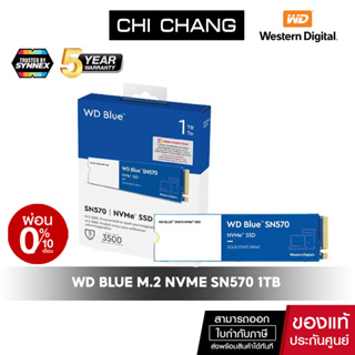 WD Blue SN570 NVMe™ SSD 1 TB M.2 2280 (WDS100T3B0C) (5Y) MS6-000166 เอสเอสดี