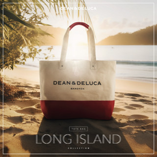 DEAN&amp;DELUCA BANGKOK LONG ISLAND TOTE BAG RED