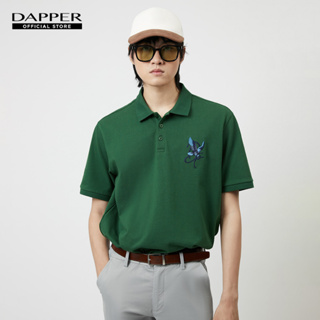 DAPPER เสื้อโปโล DP Eagle Polo Shirt สีเขียว (KPBG1/677RS)