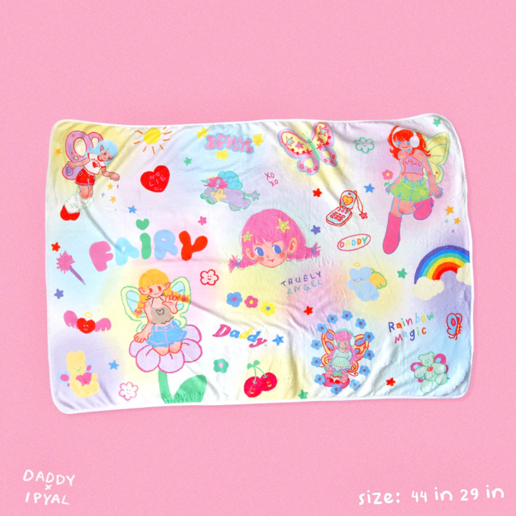 daddy-ipyal-x-daddy-fairy-blanket-ผ้าห่มนุ่มนิ่ม-สุดน่ารัก