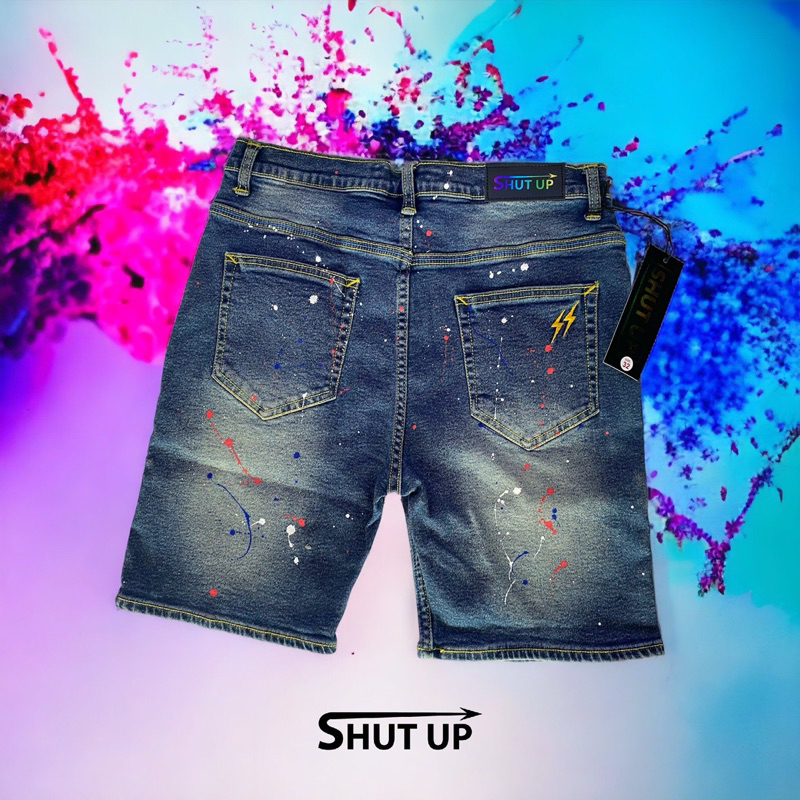 กางเกง SHUT UP SPLASH COLORS มีหลายไซส์ให้เลือก | Shopee Thailand