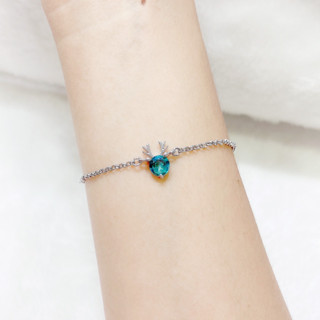 สร้อยข้อมือพลอยกรีนโทปาส (Green Topaz)
