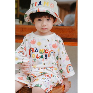 เสื้อยืดสไตล์เกาหลี เสื้อคอกลมเด็ก // T-Shirt Alpaca - The Wonder Alpaca Collection by Baby TiAmo