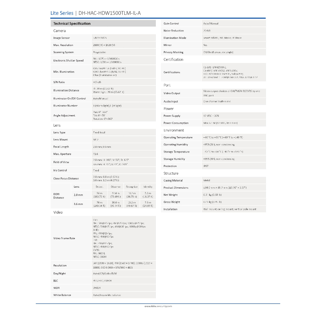 กล้องวงจรปิด-5ล้านพิกเซล-dahua-smart-dual-light-hdcvi-ไมค์-hac-hdw1500tlm-il-a