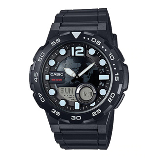 [ของแท้] Casio นาฬิกาข้อมือ รุ่น AEQ-100W-1AVDF รับประกัน 1 ปี