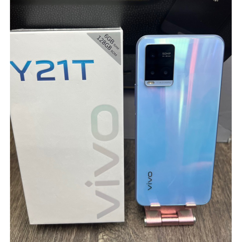 มือสอง-vivo-y21t-ram6-128-ประกันเดินแล้ว-แบตเตอรี่5000mahกล้องหลัง13-2mpตำหนิจากศูนย์เครื่องศูนย์ไทยประกันร้าน1เดือน