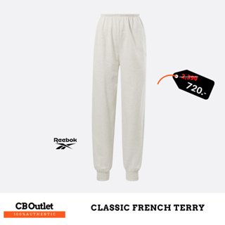 กางเกงขายาว กางเกงออกกำลังกายหญิง REEBOK Classics French Terry track pants HH9744