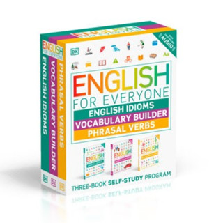 Chulabook(ศูนย์หนังสือจุฬาฯ) |c321หนังสือ 9780744081862 ENGLISH FOR EVERYONE (ENGLISH IDIOMS/VOCABULARY BUILDER/PHRASAL VERBS) (BOX SET) (3 BK.) DORLING KINDERSLEY