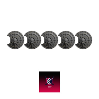 Grimdark scifi miniatures parts Shields05