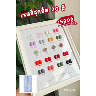 เซตสีสุดฮิต 20 สี แถมฟรีชาร์จตั้งพร้อมโชว์ 590.-