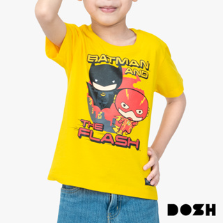 DOSH BOYS T-SHIRTS THE FLASH MOVIE 2023 เสื้อยืดคอกลม แขนสั้น เด็กชาย DFMBT5002-YE