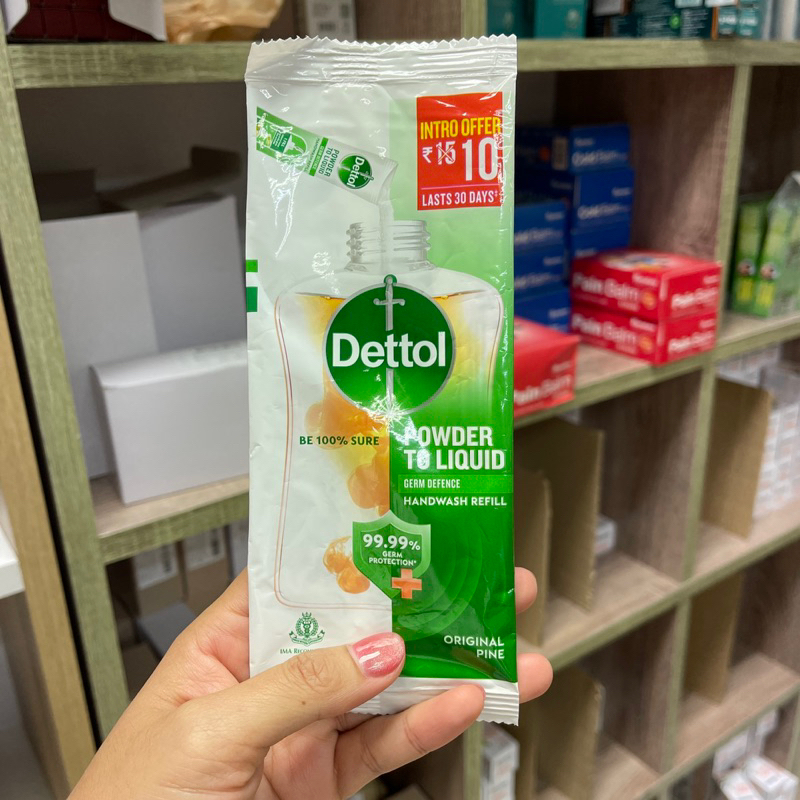 Dettol Powder to Liquid เดทตอลสำหรับล้างมือ | Shopee Thailand