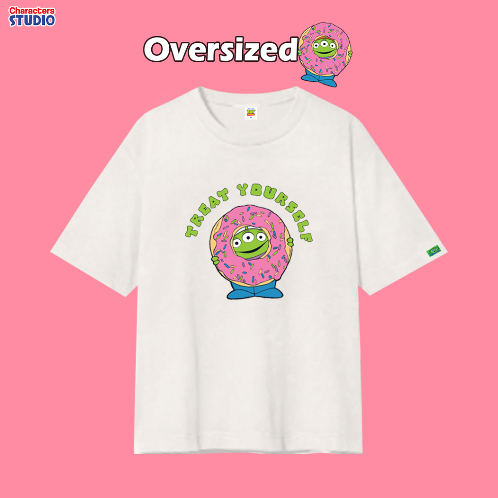 disney-toy-story-green-man-men-amp-women-oversized-t-shirt-เสื้อยืดผู้ชายผู้หญิง-โอเวอร์ไซส์ดิสนีย์-ทอย-สตอรี่-เอเลี่ยน-สินค้าลิขสิทธ์แท้100-characters-studio