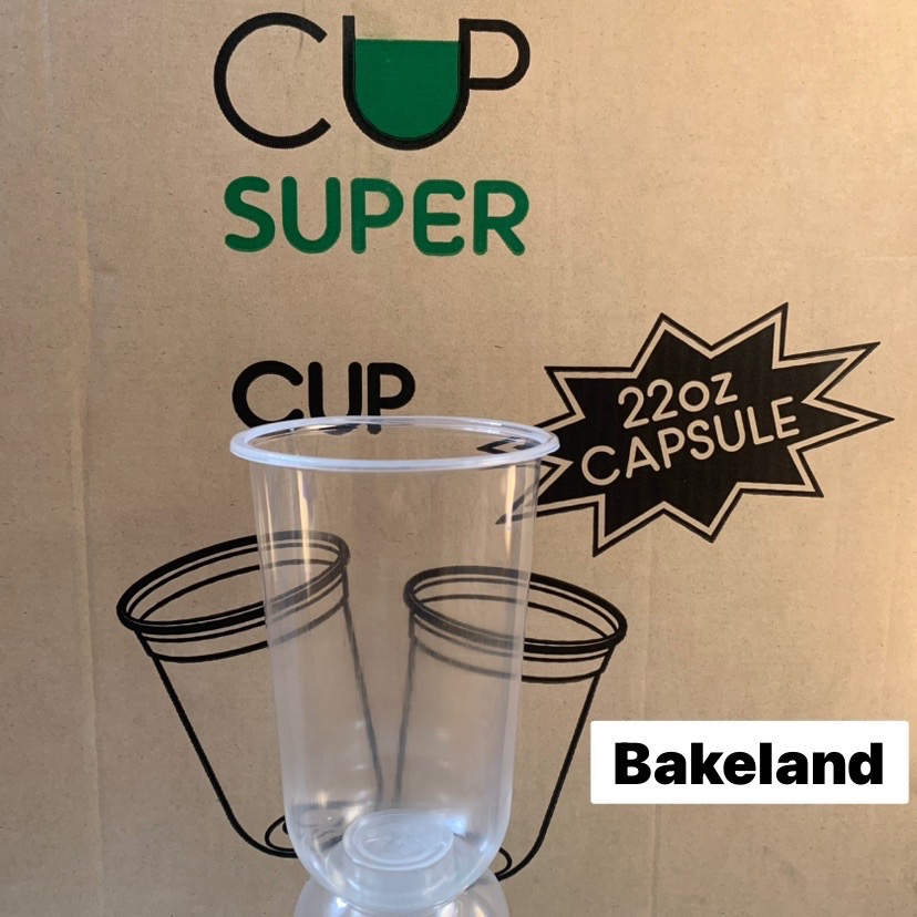 แพ็คคู่-แก้วแคปซูลใส-ปาก95-ขนาด-22oz-super-cup-บรรจุ-50ใบ-แพ็ค-แคปซูลใส-ถ้วยน้ำแคปซูล-แก้วใส่เครื่องดื่ม-bakeland