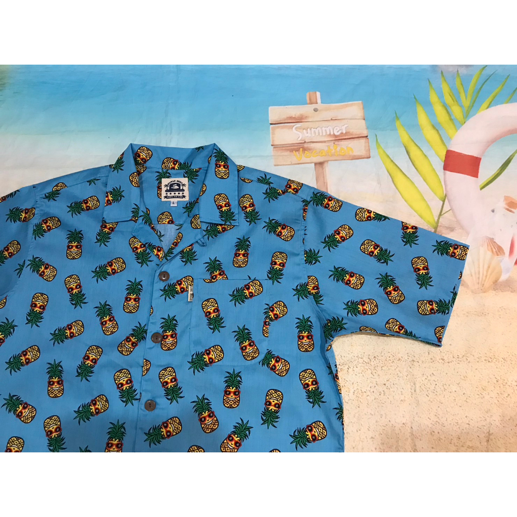 เสื้อเชิ้ตฮาวาย-hawaii-shirt-เสื้อเชิ้ตลายดอกผู้ใหญ่ชายหญิง-ตัดเย็บสไตล์ญี่ปุ่น