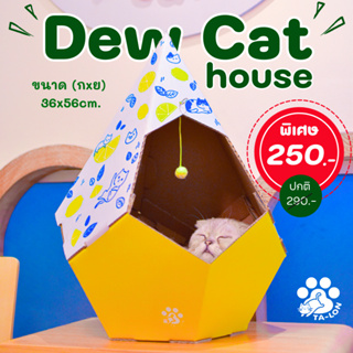 บ้านแมวทรงหยดน้ำ Dew Cat house