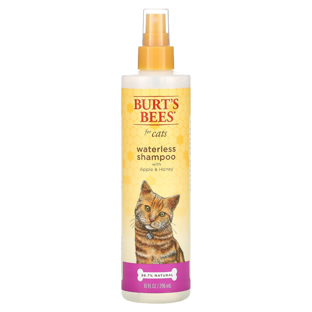 [พร้อมส่ง] สินค้านำเข้า ของแท้ 100 สเปรย์อาบน้ำแห้ง สำหรับแมว Burt's