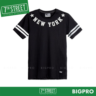7th Street เสื้อผ้าแนวสตรีท รุ่น New York Star (ดำ) RZS002 ของแท้