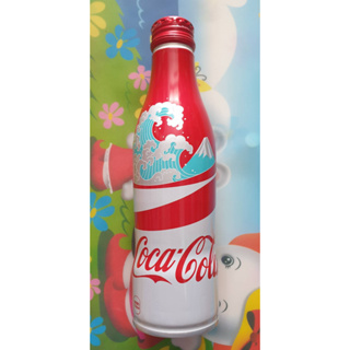 Coca Cola Japan โค้ก ญี่ปุ่น ขวดอลูมิเนียม ฝายังไม่ได้เปิด น้ำเดิม