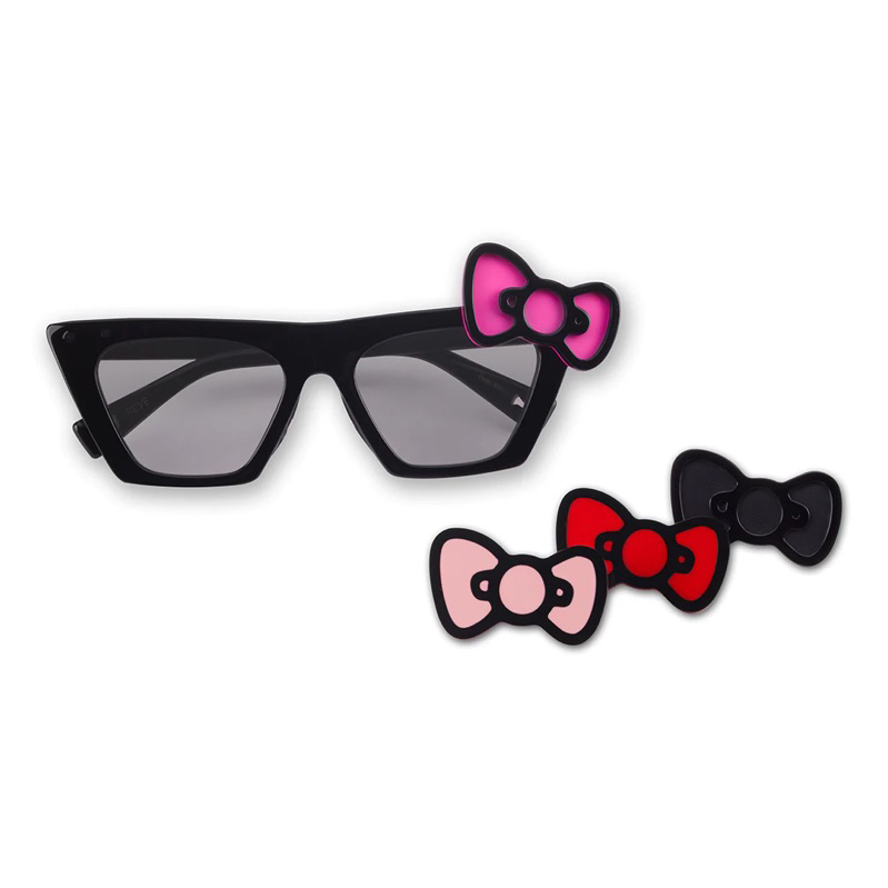 แว่นกันแดด-คิตตี้-โบว์แดง-ถอดเปลี่ยนโบว์ได้-hello-kitty-sunglasses-red-ribbon