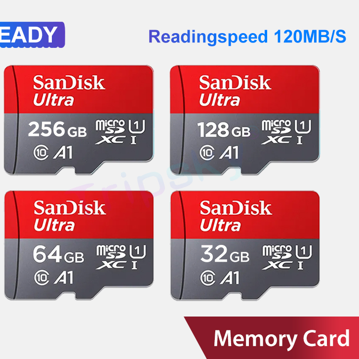 เมมโมรี่การ์ด-sandisk-micro-sd-card-memory-card-32gb-64gb-128gb-256gb-512gb-กล้อง-โทรศัพท์มือถือ