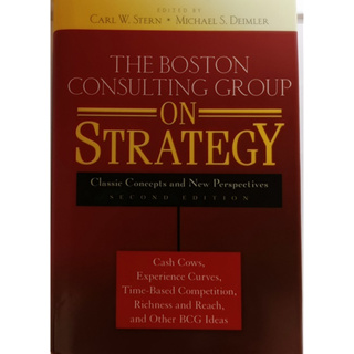 (ภาษาอังกฤษ) The Boston Consulting Group on Strategy: Classic Concepts and New Perspectives *หนังสือหายากมาก*