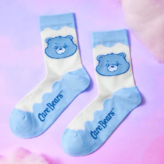 พร้อมส่ง✅ถุงเท้าแคร์แบร์ Carebears สีฟ้า