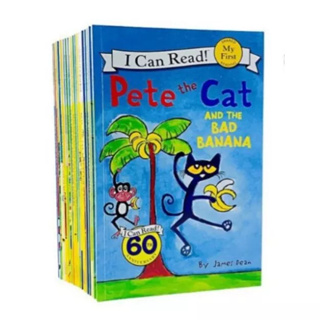 หนังสือชุด I can read Pete the Cat  1 ชุดมี 17เล่ม (มาในกล่อง box set)