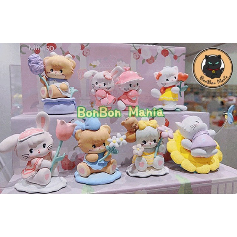 [แบบเลือกตัวได้]Miniso Mikko Flowers Romance series blind box set