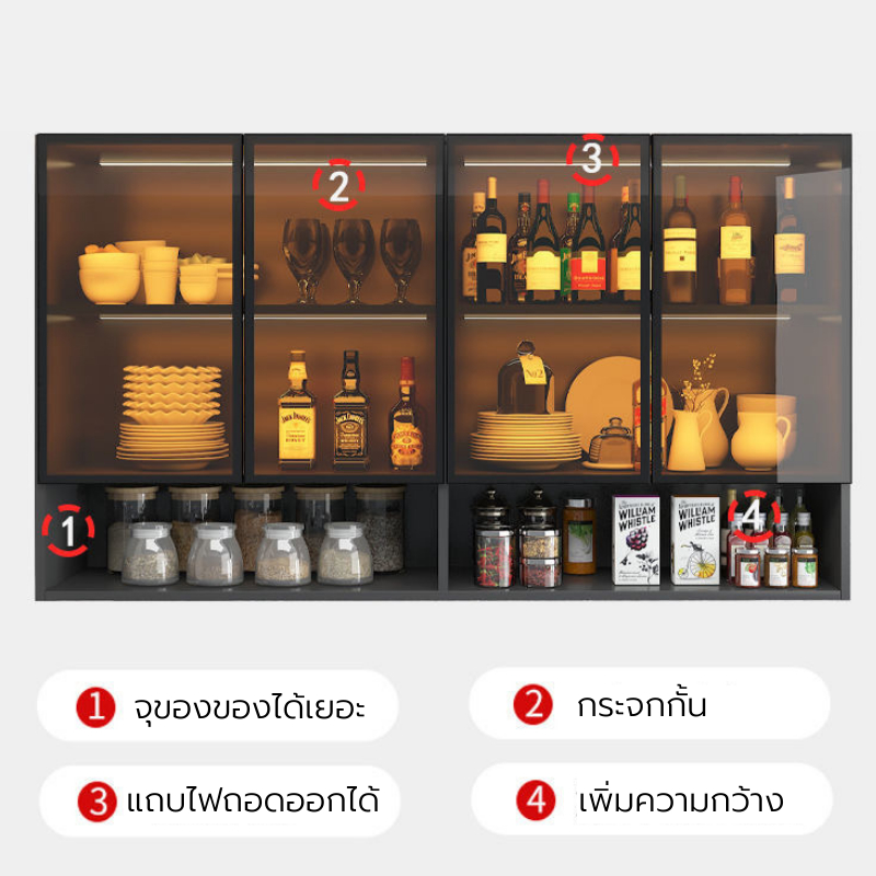 ตู้ครัวติดผนัง-เคาร์เตอร์ครัว-สวยหรู-สามารถตกแตงร้านกาแฟ-ร้านอาหาร-คาแฟ่-ได้-ทรงทันสมัยราคาถูก-ส่งจากไทย