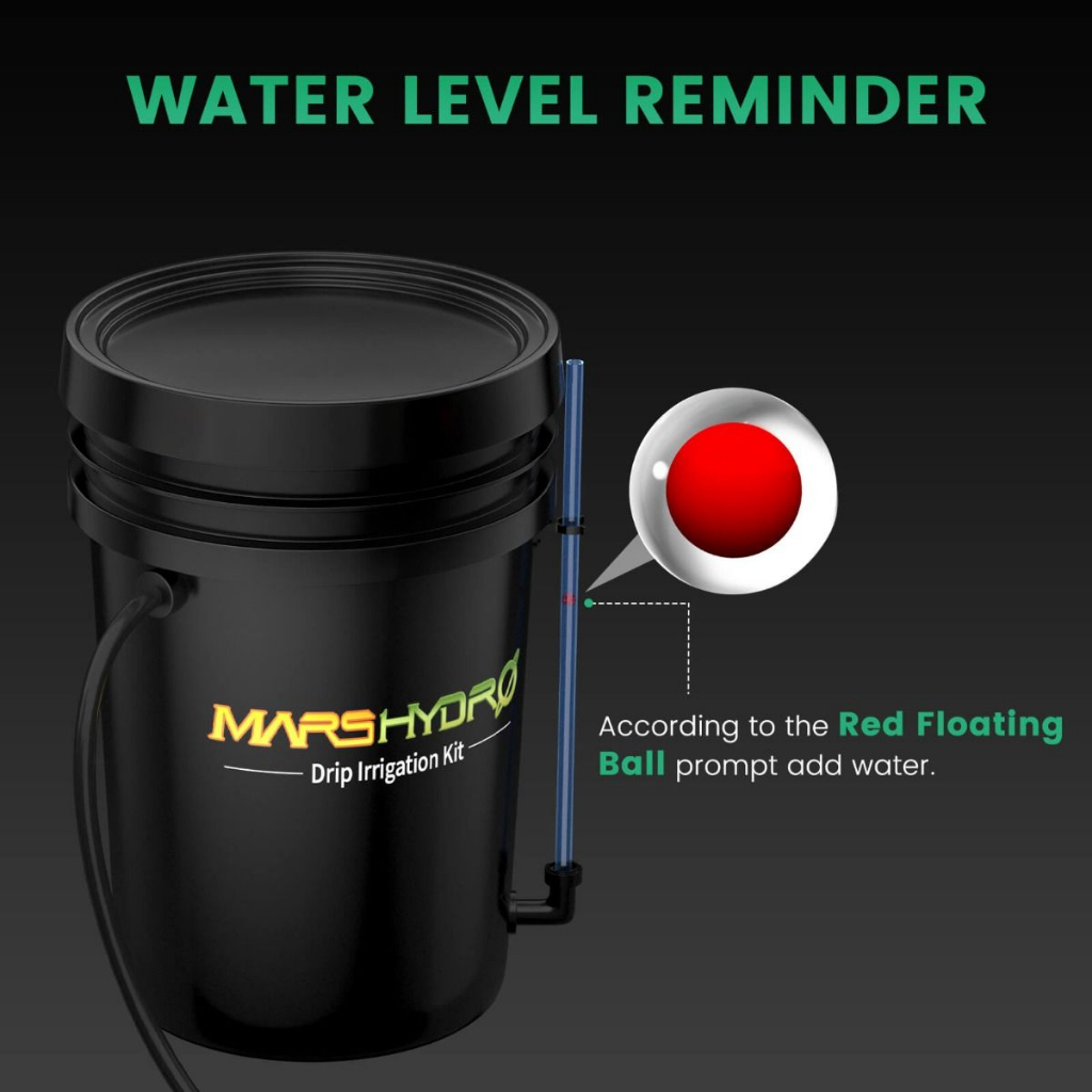 ส่งฟรี-mars-hydro-drip-irrigation-kit-5-gallon-bucket-watering-system-ระบบรดน้ำอัตโนมัติ-mars-hydro