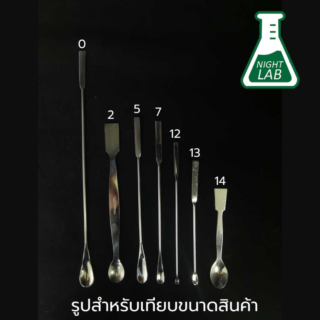 ช้อนตักสาร สแตนเลส ตักสารเคมี Spatula Stainless Shopee Thailand