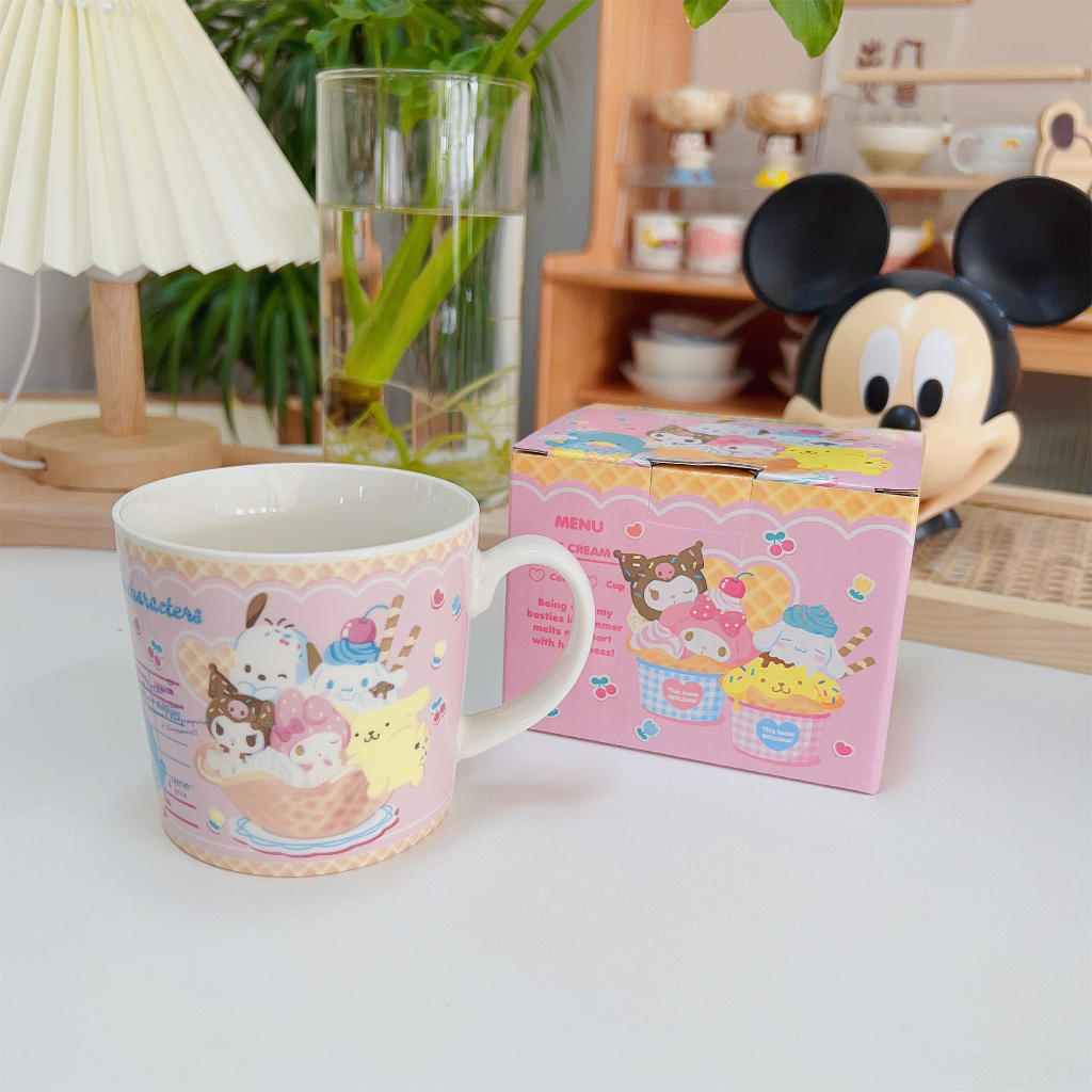 พร้อมส่ง-sanrio-ceramic-mug-แก้วเซรามิค-แก้วน้ำ