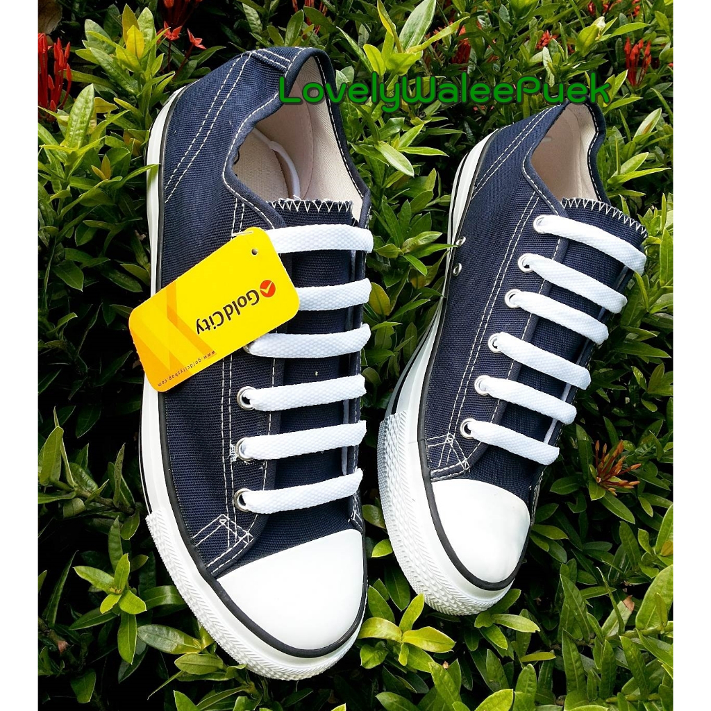 ภาพสินค้าGoldCity1207-1/4 รองเท้าผ้าใบใส่ทนใส่ดี มีหลายสี พื้นนุ่ม(พร้อมส่ง ) Size 36-47มี19สี จากร้าน lovelywalee บน Shopee ภาพที่ 2