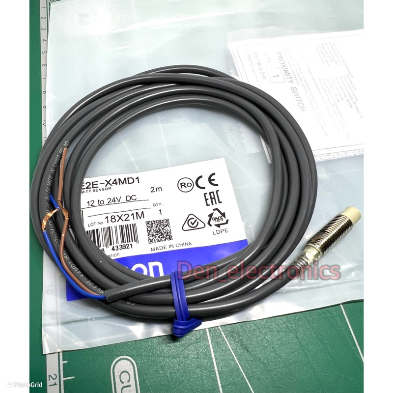 e2e-x4md1-เซ็นเชอร์-นิด-no-2สาย-เส้นผ่าศูนย์กลาง-8-มิล-ไฟเลี้ยง12-24vdc-omron