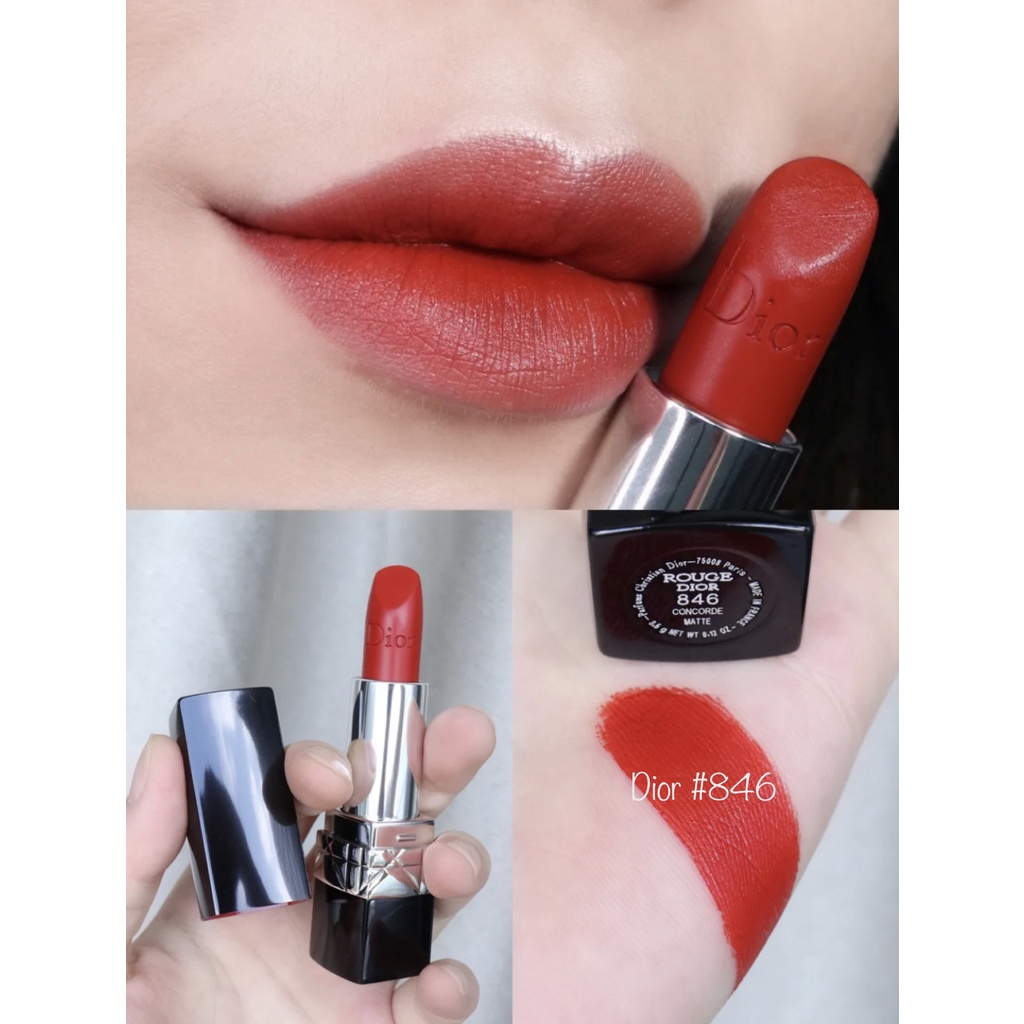 BeautySiam แท้ทั้งร้าน !! แบ่งขายลิปสติก DIOR ULTRA SATIN BALM สี 846