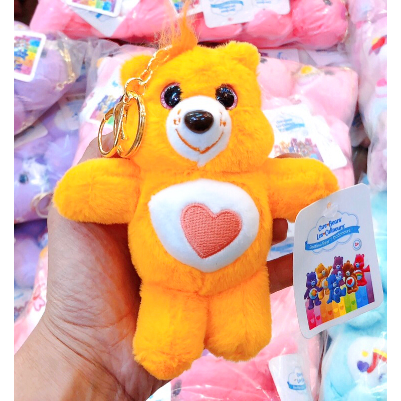 พวงกุญแจหมีแคร์แบร์ขนนุ่มขนาด-16-เซนติเมตรสินค้ามีพร้อมส่ง