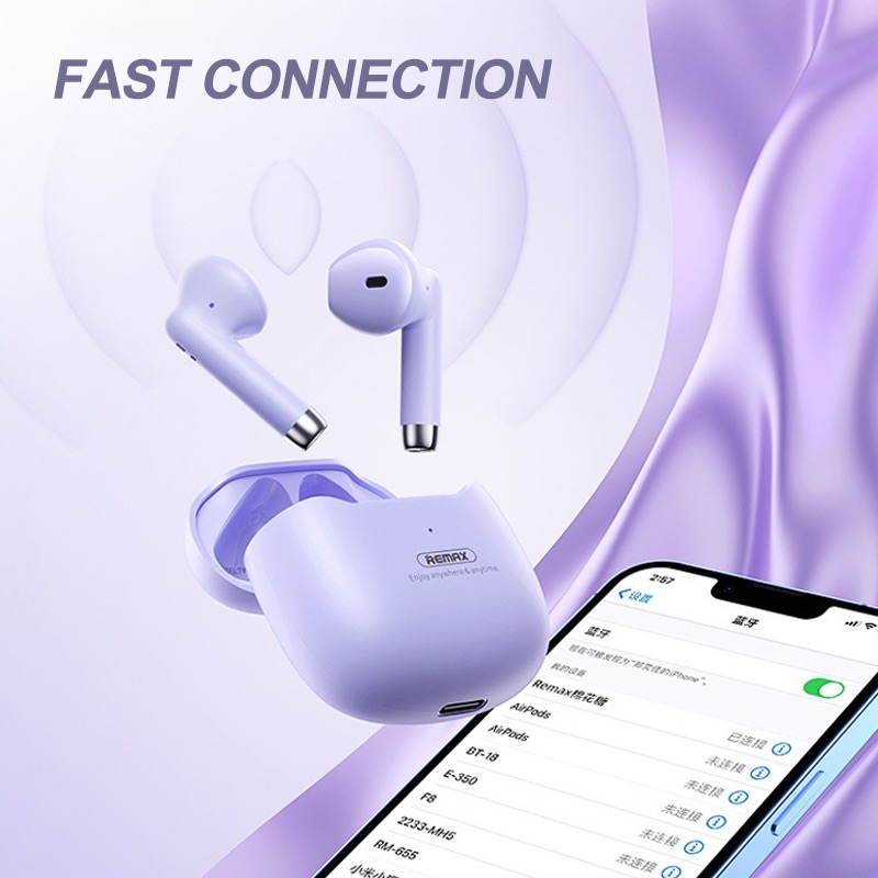 ภาพหน้าปกสินค้าnew Remax TWS-19 หูฟังบลูทูธ Bluetooth 5.3 หูฟังสเตอริโอในหูแบบครึ่งตัวหูฟังไร้สาย Bluetooth Gaming หูฟังพร้อมกล่องชาร์จ จากร้าน remax.bkk บน Shopee