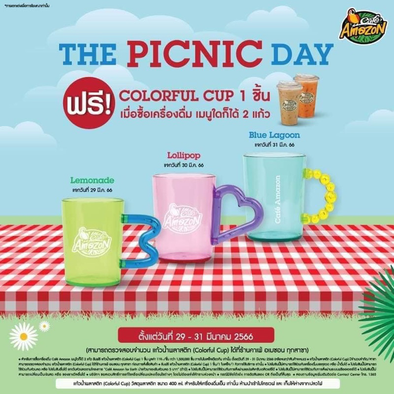 แก้วน้ำ-amazon-colorful-cup-สีชมพู-สีฟ้า