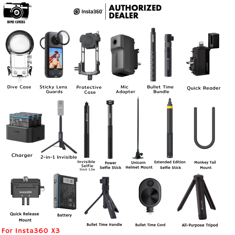 INSTA 360 Insta360 Palo Selfie Stick Invisible de 114cm