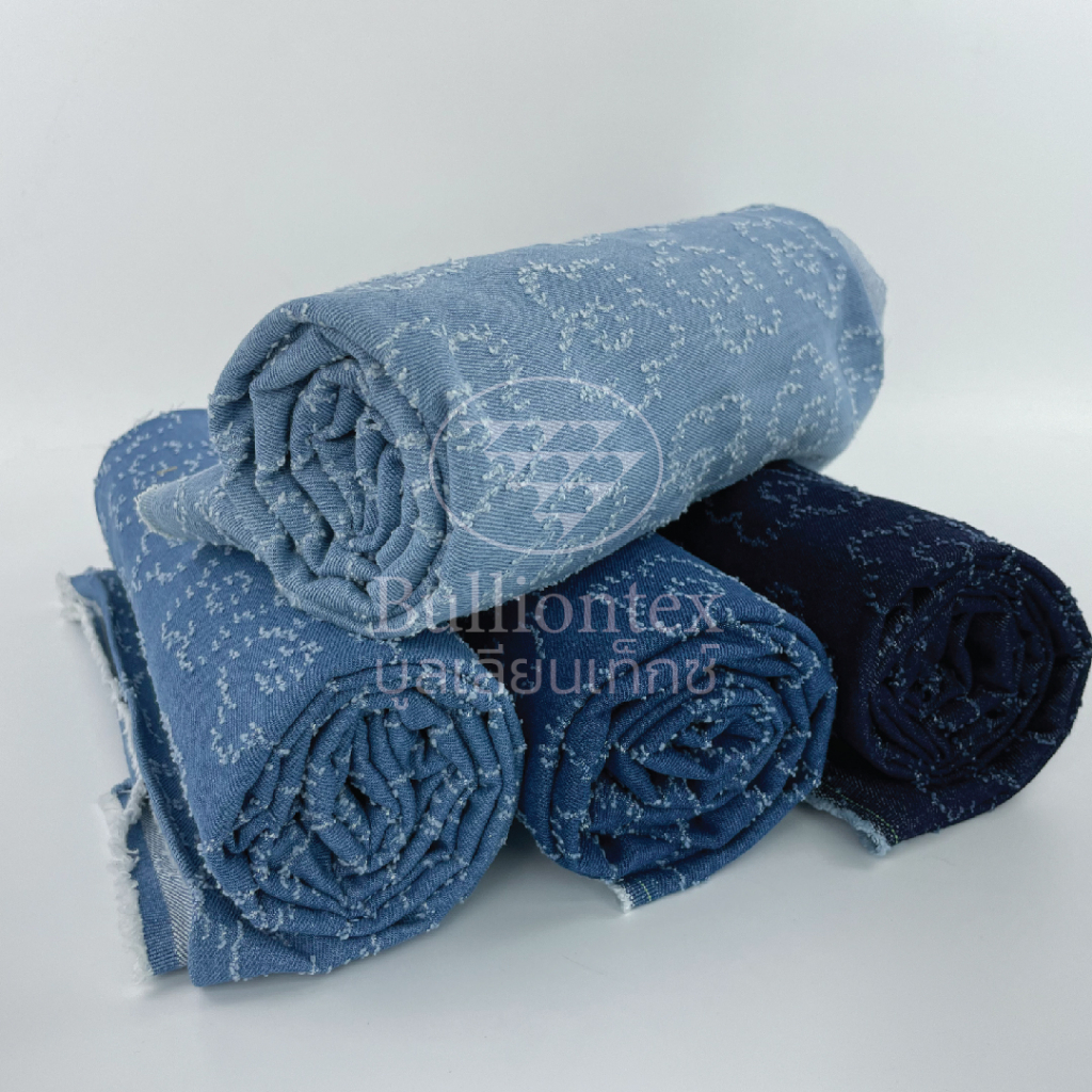 ผ้ายีนส์ลายดอกไม้-jeans-flower-ผ้าเนื้อแน่น-อยู่ทรง-ลายดอกไม้สีขาวเด่นชัดมาก-ขนาด-1-หลา-พร้อมส่ง