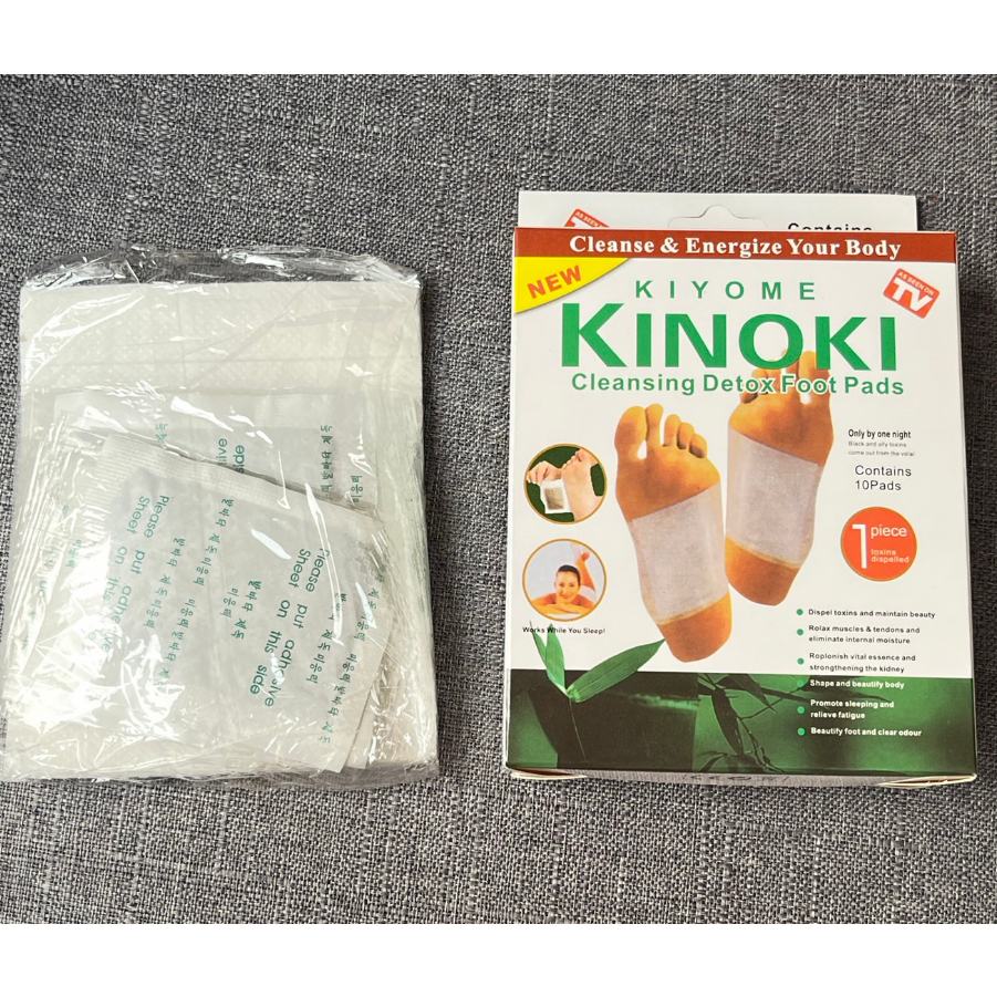 แผ่นแปะเท้าดูดสารพิษ-kinoki-สูตรใหม่เข้มข้นกว่า-ของแท้-foot-detox-แผ่นแปะเท้าดีท็อกเพื่อสุขภาพ-10-กล่อง