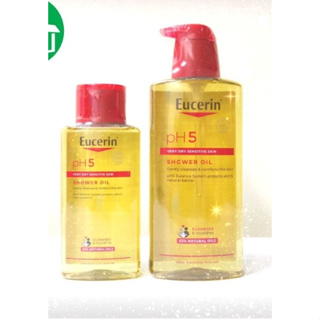 สินค้า Eucerine ยูเซอรีน Eucerin PH5 Skin Protection Shower Oil 200 ML และ 400 ML ผิวแห้งมาก Sensitive PH5 For Dry S
