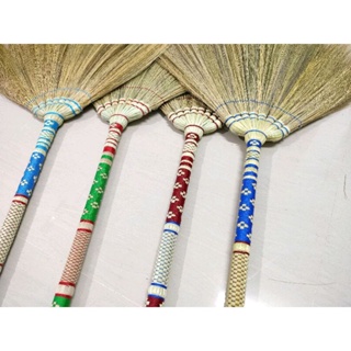 +broom handmade 100 %ไม้กวาดดอกหญ้าใช้ทน