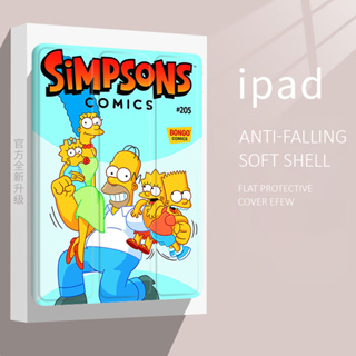 เคสไอแพด air 4 5 The Simpsons comics เคสไอแพด mini 4 5 6 pro11 2022 gen10 เคส iPad 10.2 gen 7 8 9 ipad case pen slot
