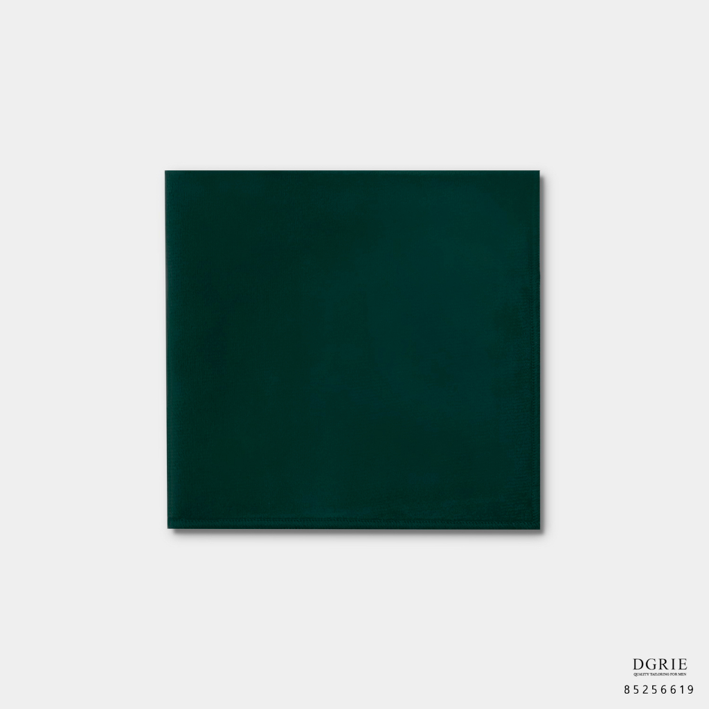 green-velvet-pocket-square-ผ้าเช็ดหน้าสีเขียวกำมะหยี่