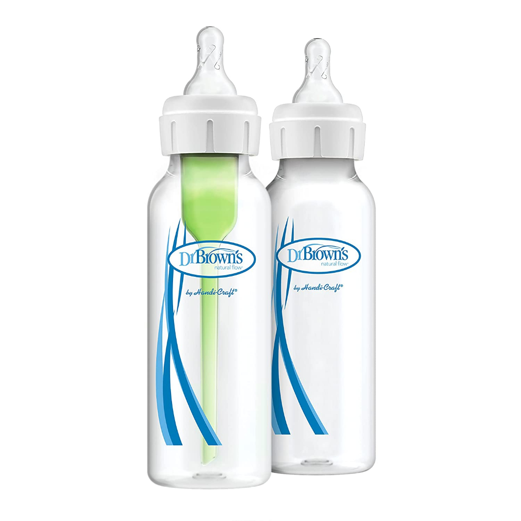 dr-browns-อะไหล่-ขวดนม-8-oz-narrow-neck-options-baby-bottle-internal-parts-replacement-kit-หลอด-คอแคบ-tube-dr-brown