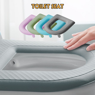 แผ่นรองนั่งฝาชักโครก J085/J354 Toilet seat pad ฝาครอบที่นั่งชักโครกกันน้ํา ที่รองชักโครก แผ่นรองนั่งชักโครก ไม่ซึมน้ำ