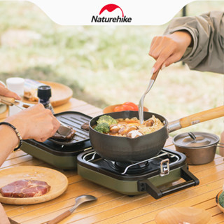 Naturehike เตาแก๊สคู่ Double Burner Folding Gas Stove พร้อมส่งจากไทย ตั้งแคมป์กลางแจ้งเครื่องครัว